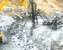 分割型 油圧割岩機:HRB-1000